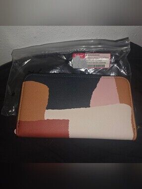 All About The Benjamins Wallet in Deco Patchwork